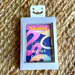HEYDAY - Multi Color Cell Phone Wallet Pocket - NIB
